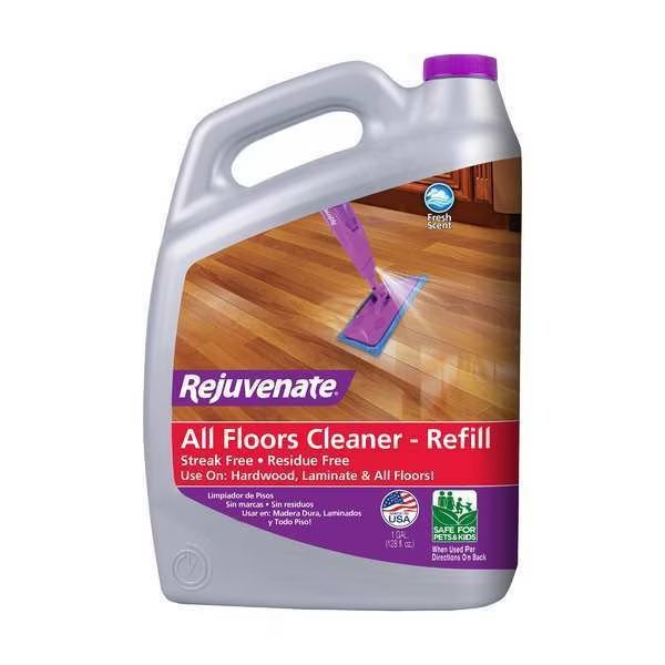 All Floors Cleaner, Clear, 1 gal, Rejuvenate, Mfr#: HG-R55034