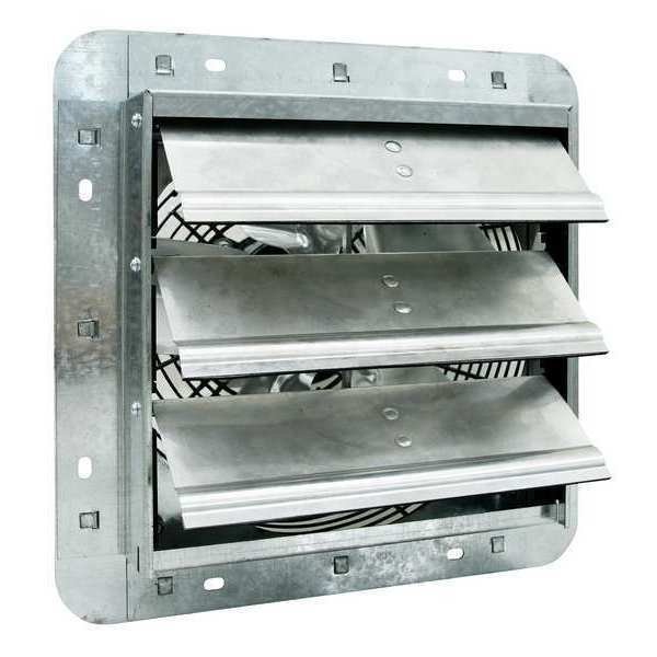 Shutter Fan, 10In Bld Dia, Galvalume, 120, Canarm, Mfr#: GSF3-10A