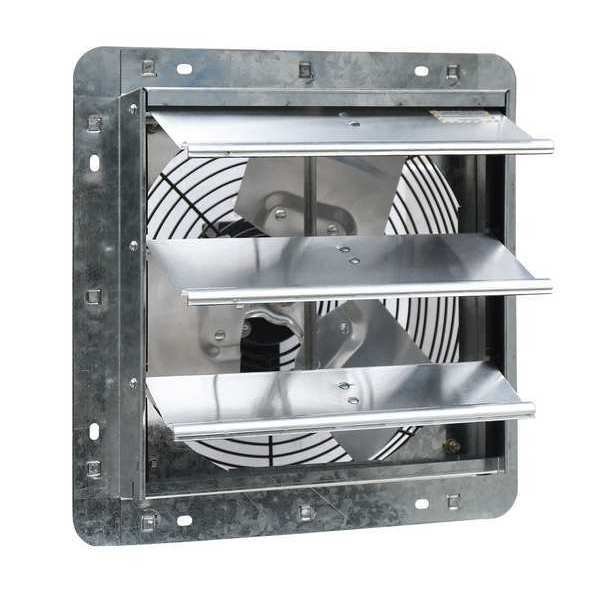 Shutter Fan, 12In Bld Dia, Galvalume, 120, Canarm, Mfr#: GSF3-12A