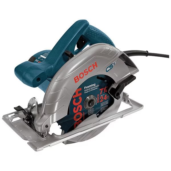 Corded Circular Saw, 7 1/4" Blade, 15 A, Bosch, Mfr#: CS5
