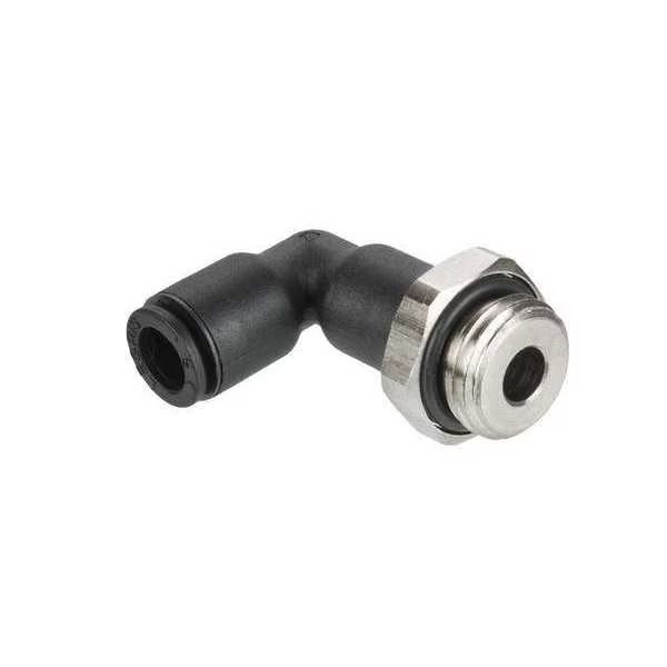 Push-to-Connect, Threaded Metric Push-to-Connect Fitting, Polymer, Black, Legris, Mfr#: 3169 16 17
