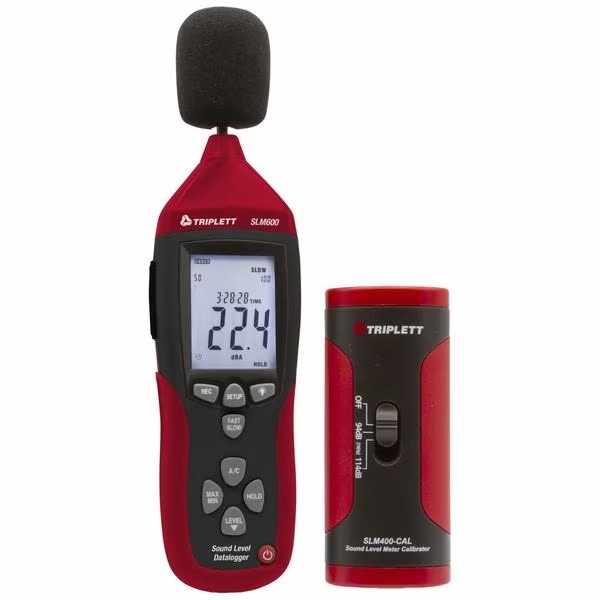 Noise Meter Datalogger with Calibrator, Triplett, Mfr#: SLM600-KIT