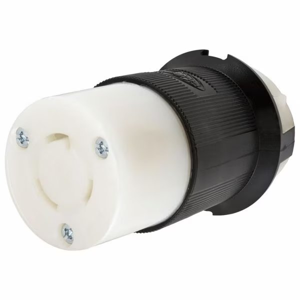 Twist-Lock®, EdgeConnect™, Female Connector Body, 20A 125V, L5-20R, Screwless Terminal, Hubbell, Mfr#: HBL2313ST