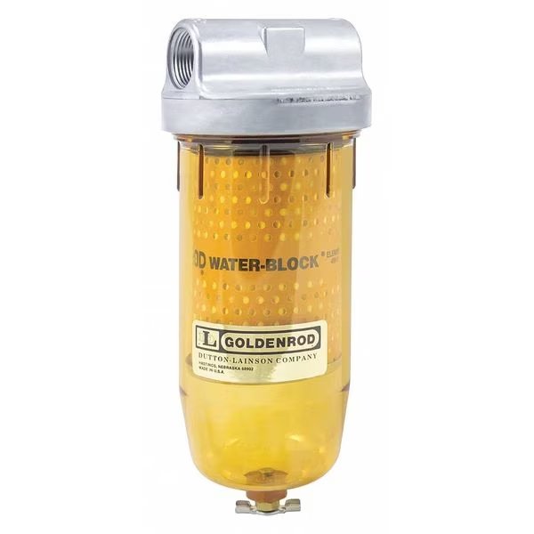 WTR BLCK FUEL FLTER 3/4 NPT, Goldenrod, Mfr#: 496-3/4
