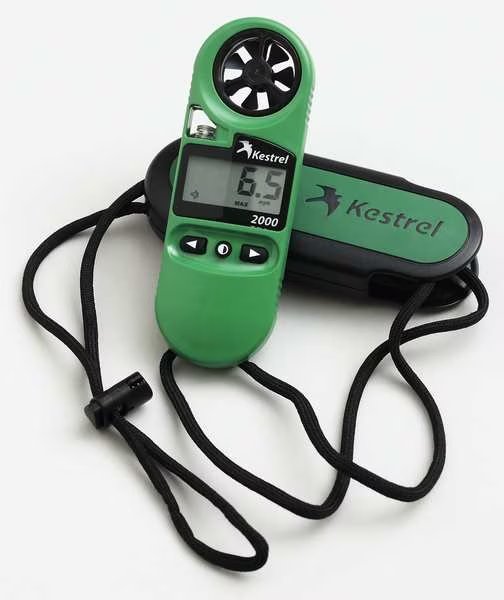 Anemometer, 118 to 7874 fpm, Case Color: Green, Kestrel, Mfr#: 0820