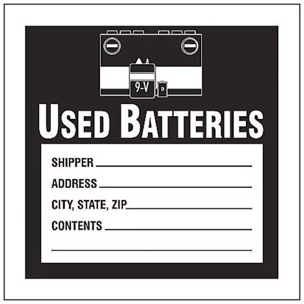 Hazardous Waste Label, 4 In. W, PK100, Accuform, Mfr#: MHZW32EVC