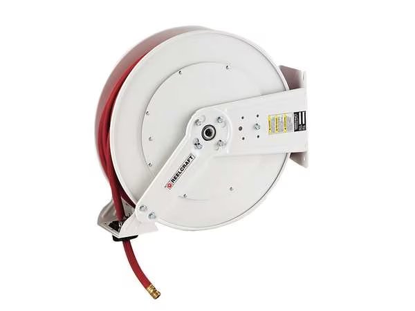 Wall Mount Hose Reel, Steel, 10 In. Dia., Reelcraft, Mfr#: 83075 OLP95