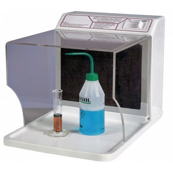 Filtered Workstation, Carbon, 14-1/2x12x18, HEMCO, Mfr# 54010
