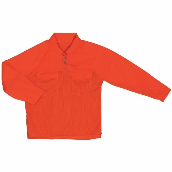 Chainsaw Shirt, Orange, Polyester, Size M, Swedepro, Mfr#: 170034
