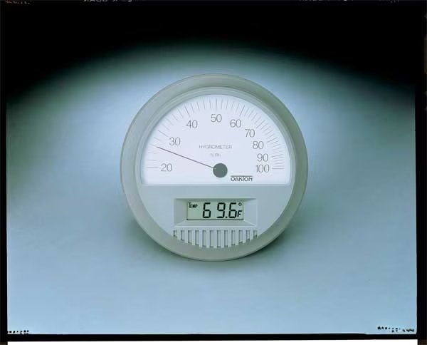 Digital/Analog Hygrometer, 0 to 160 F, Oakton, Mfr#: WD-35700-00
