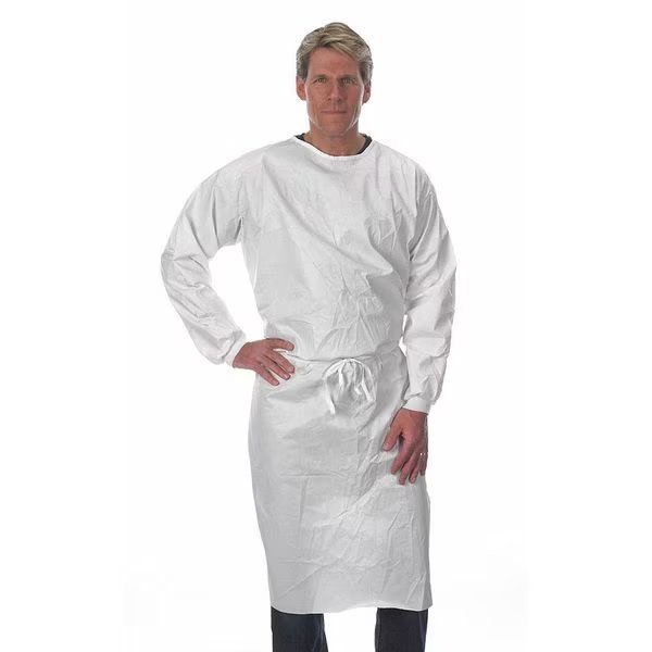 Disposable Sleeve Apron, White, XL, Lakeland, Mfr#: PBL141-XL
