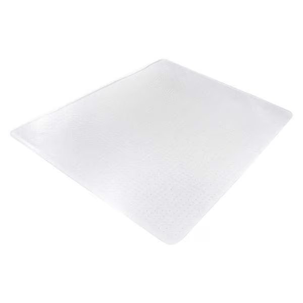 Chair Mat 36"x48", Traditional Lip Shape, Clear, for Carpet, Aleco, Mfr#: 122083
