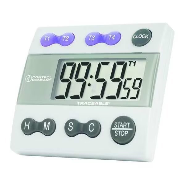 Alarm Timer, 3/4 In. LCD, Traceable, Mfr#: 5004
