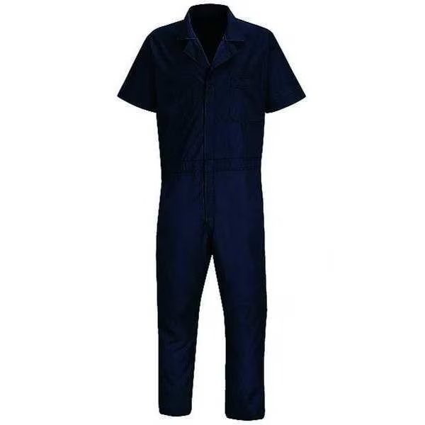 Short Sleeve Coverall, 42 to 44In., Navy, Vf Workwear, Mfr#: CP40NV LN L