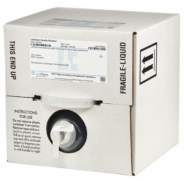 Water, Deionized (ASTM Type II), 10L, Labchem, Mfr#: LC267506