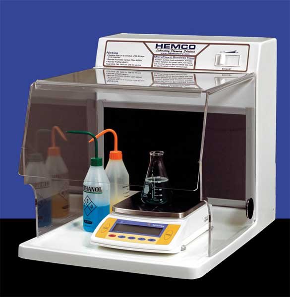 Filtered Workstation, Carbon, 20x18x24 In., HEMCO, Mfr# 64010