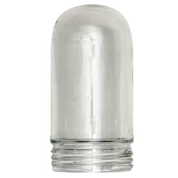 Glass Globe, Coated, 6-3/4 x 3-1/4 In, Shat-R-Shield, Mfr#: G1002