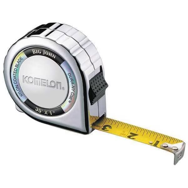 35 ft Tape Measure, 1 in Blade, Komelon, Mfr#: 535C