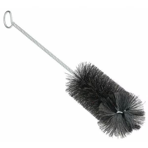 Radial End Brush, 5 in L Brush, Black, Wire, 13 in L Overall, Tanis, Mfr#: 06144