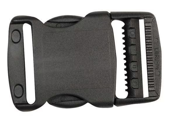Replacement Waist Buckle, 1.5 In L, Nylon, Swedepro, Mfr#: 190002