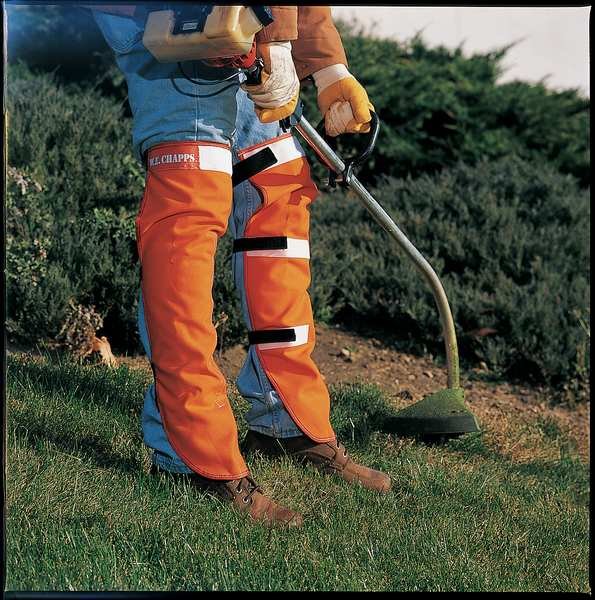 Strap Chapps, Length 27 In., Cotton, Orange, 1 Pair, W.E. Chapps, Mfr#: SC06