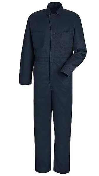 Coverall, Chest 52In., Navy, Vf Workwear, Mfr#: CC14NV RG 52