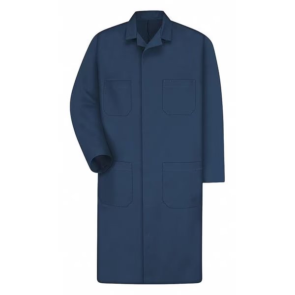 Shop Coat, No Insulation, Navy, 2XL, Vf Workwear, Mfr#: KT30NV RG 52