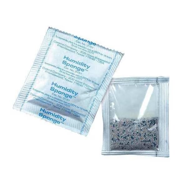 Humidity Indicator Sponge, 3x3 Card, PK40, Control Co, Mfr#: 3151