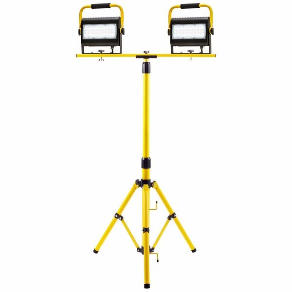 Dual Head Work Light, Corded, 10000lm, LED, Southwire, Mfr#: 411350