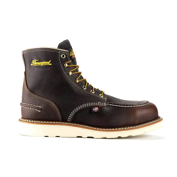 6-Inch Work Boot, EE, 10, Brown, PR, Thorogood Shoes, Mfr#: 804-3600 2E 100