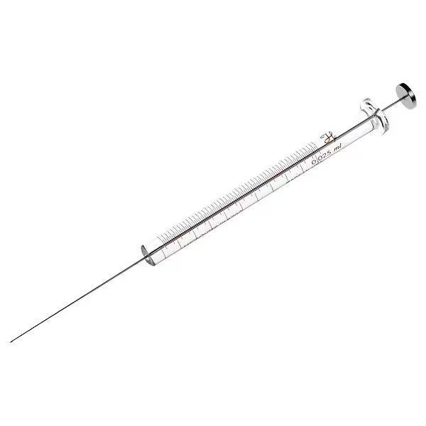 Syringe, 25uL, Cemented, Point Style 2, Hamilton, Mfr#: 80400