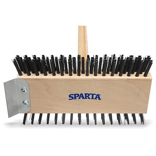Grill Brush/Scraper, 30.5" L, Wood Handle, Sparta, Mfr#: 4002600