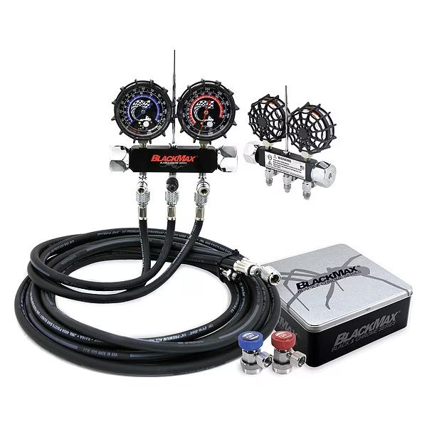 Manifold Gauge Set, 8 ft, Pro-Set, Mfr#: MAID8QZ