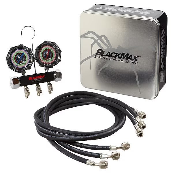 Gauge and Hose Set, 5 ft, Blackmax, Mfr#: MBH4P5Z