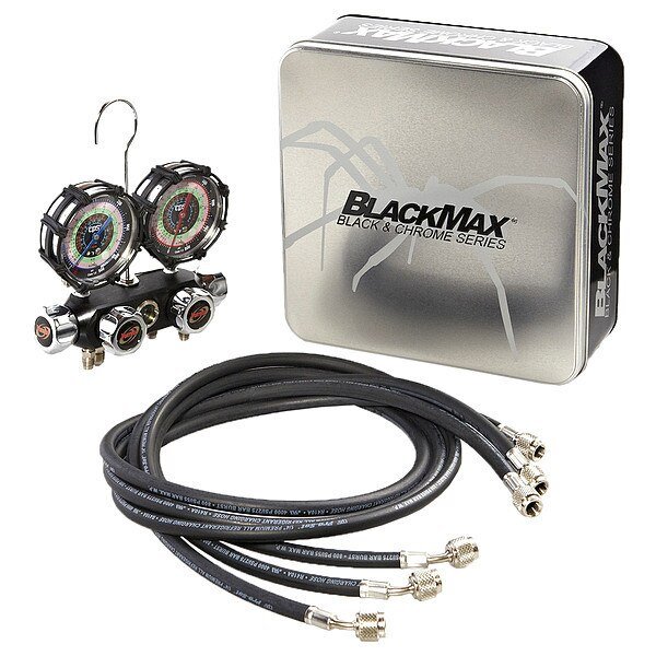 Gauge and Hose Set, 5 ft, Blackmax, Mfr#: MV4H4P5Z