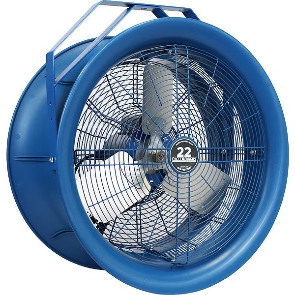 High-Velocity Industrial Fan, 5570 cfm, Patterson, Mfr#: H22C