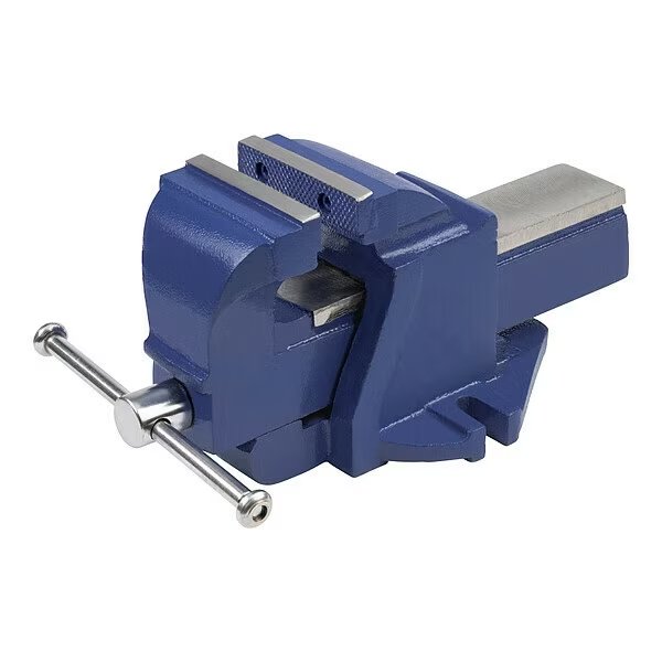 Bench Vise, 6"x6", Knurled, Palmgren, Mfr#: 9629696