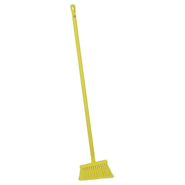 11 3/8 in Sweep Face Angle Broom, Soft, Yellow, Remco, Mfr#: 29166/29606
