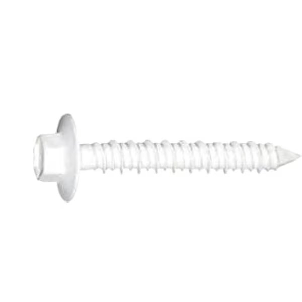 Screw Anchors, Steel, 1 3/4" L, PK1000, Tapcon, Mfr#: 3383100