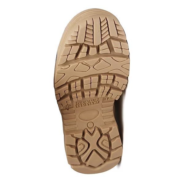 Women's 8-Inch Work Boot, 7 M, Carbon Black, Desert Tan, HZ-01
