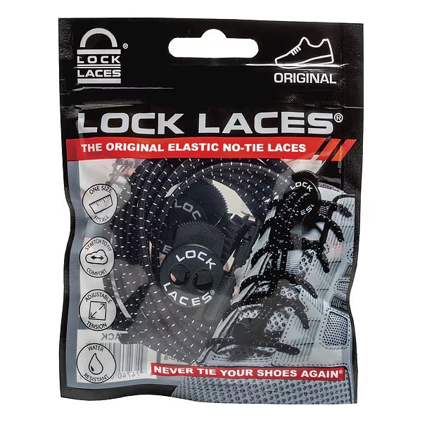 Safety Shoe Laces, Black, 48" L, PR