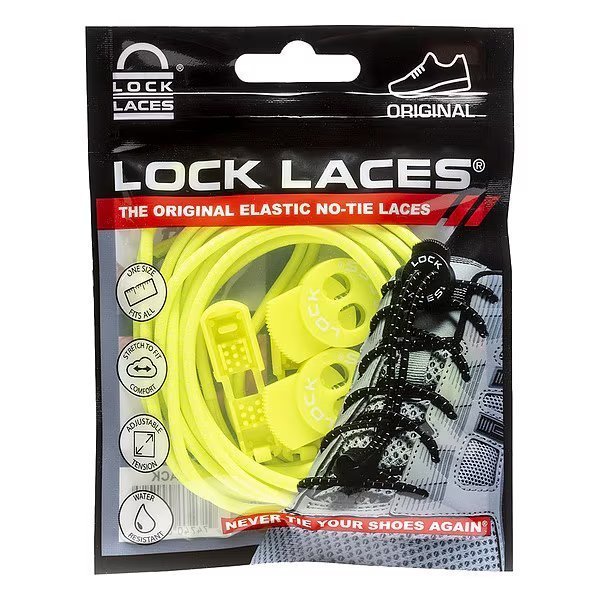 Safety Shoe Laces, Neon Yellow, 48" L, PR