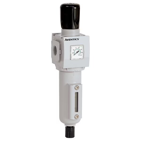 Filter Regulator, Metal Bowl, 1/4in, 1.24lb, Numatics, Mfr#: 8652APBM2FA00HN