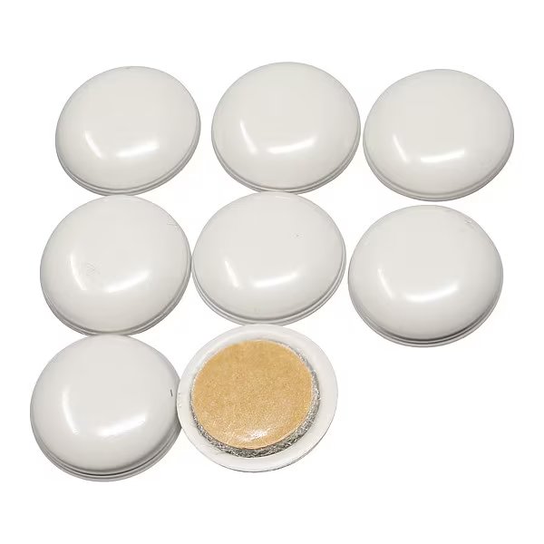 Furniture Glide, Self-Stick, Round, 3/4, PK8, Master Caster, Mfr#: 87001