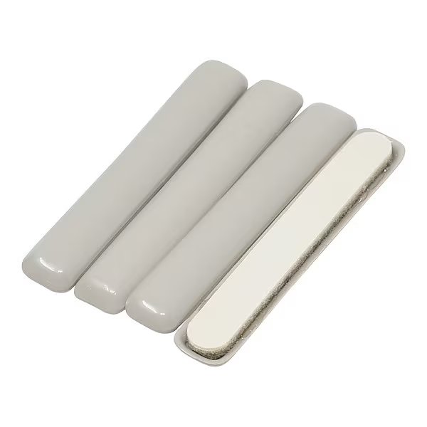 Furniture Glides, Self-Stick, Rect., 4", PK4, Master Caster, Mfr#: 87005