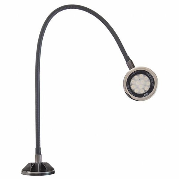 Spot Light, Gooseneck, 18 W, Black, O.C. White Co, Mfr#: LED-MG33-30-120V