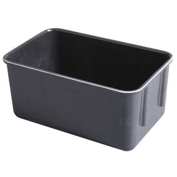 Nesting Container, Black, Fiberglass Reinforced Composite, 9 3/4 in L, 6 1/8 in W, 4 1/2 in H, Molded Fiberglass, Mfr#: 9261085118