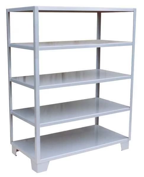 Metal Shelving Unit, 18"D x 48"W x 65"H, 5 Shelves, Steel, Jamco, Mfr#: WN148GP