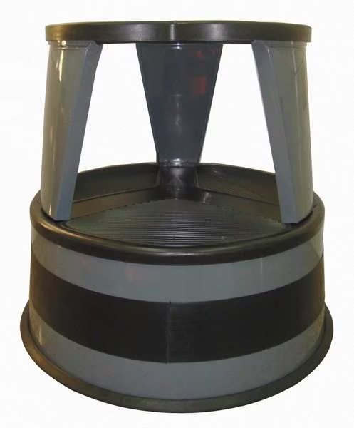 Office Step Stool, 14-1/2"H, 350lb, Slate, Cramer, Mfr#: 1001-82