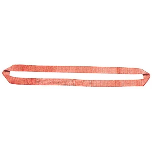 Web Sling, Type 5, 8 ft L, 2 in W, Nylon, Yellow, Lift-All, Mfr#: EN2802NX8